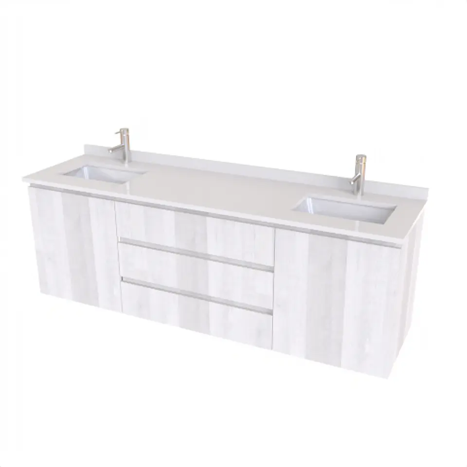 Mueble vanitorio Doble Aéreo  de 180 cm /  M3-1834 -DA / Legno 1