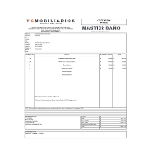  COTIZACIÓN N° 00935