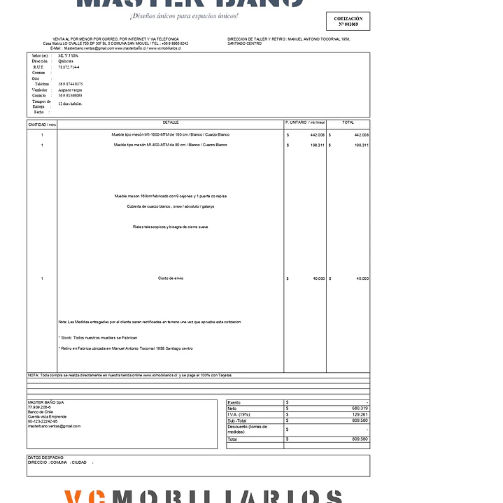  COTIZACIÓN N° 01069 1