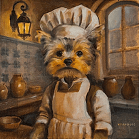 Chef Auguste Petit-Four (Yorkshire Terrier)