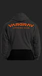 BLACK/DARK GRAY HOODIE OVERSIZE - VARGRAV LIFTHING CLUB - Miniatura 3
