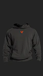 BLACK/DARK GRAY HOODIE OVERSIZE - VARGRAV LIFTHING CLUB - Miniatura 5