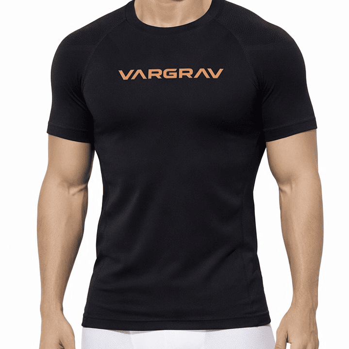BLACK SHIRT COMPRESS | VARGRAV ESSENTIALS 2