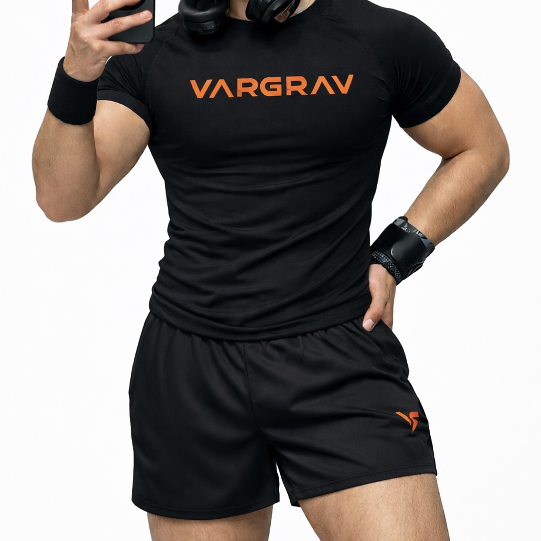 BLACK SHIRT COMPRESS | VARGRAV ESSENTIALS 3