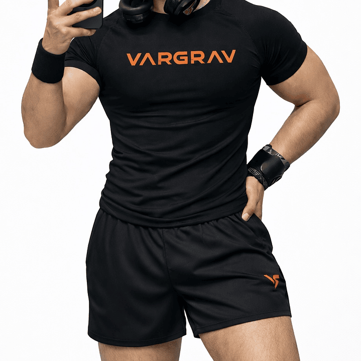 BLACK SHIRT COMPRESS | VARGRAV ESSENTIALS 3