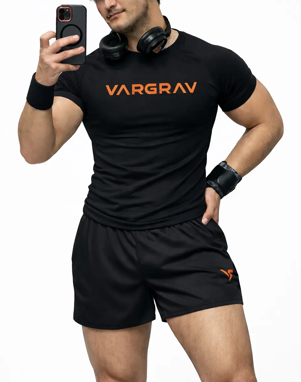 BLACK SHIRT COMPRESS | VARGRAV ESSENTIALS 2