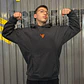 BLACK/DARK GRAY HOODIE OVERSIZE - VARGRAV LIFTHING CLUB - Miniatura 4