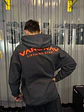 BLACK/DARK GRAY HOODIE OVERSIZE - VARGRAV LIFTHING CLUB - Miniatura 1