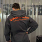 BLACK/DARK GRAY HOODIE OVERSIZE - VARGRAV LIFTHING CLUB - Miniatura 1