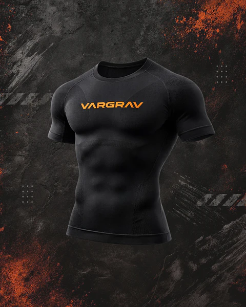 BLACK SHIRT COMPRESS | VARGRAV ESSENTIALS