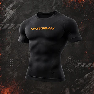 BLACK SHIRT COMPRESS | VARGRAV ESSENTIALS
