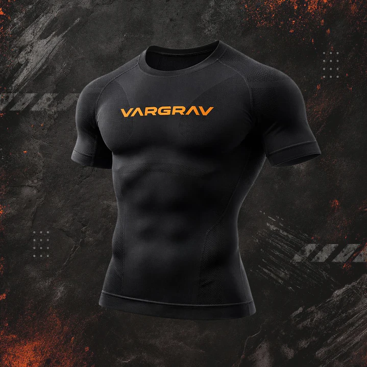 BLACK SHIRT COMPRESS | VARGRAV ESSENTIALS 1