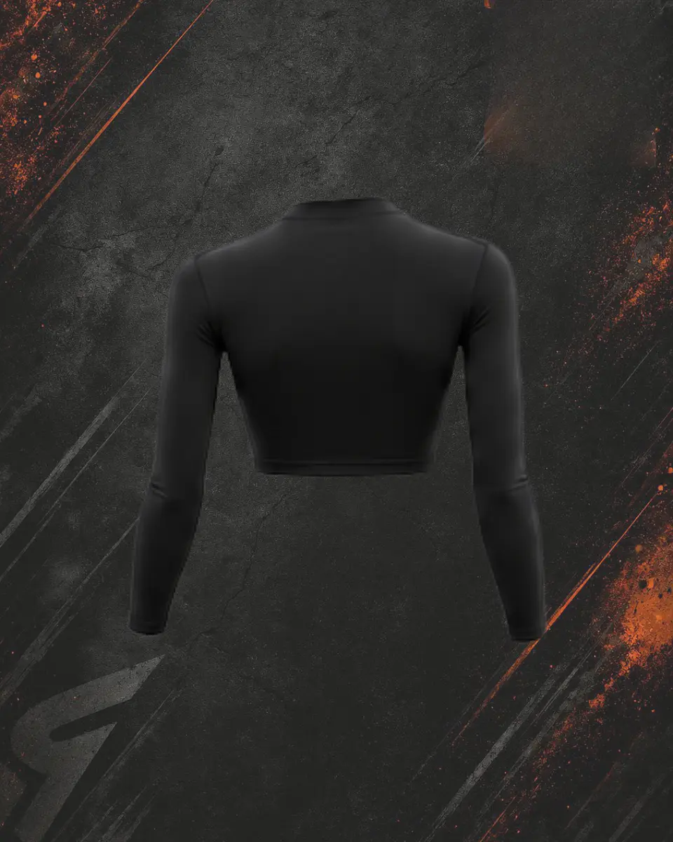 Compresión manga larga crop mujer — VALKYR LONG SLEEVE COMPRESS 2