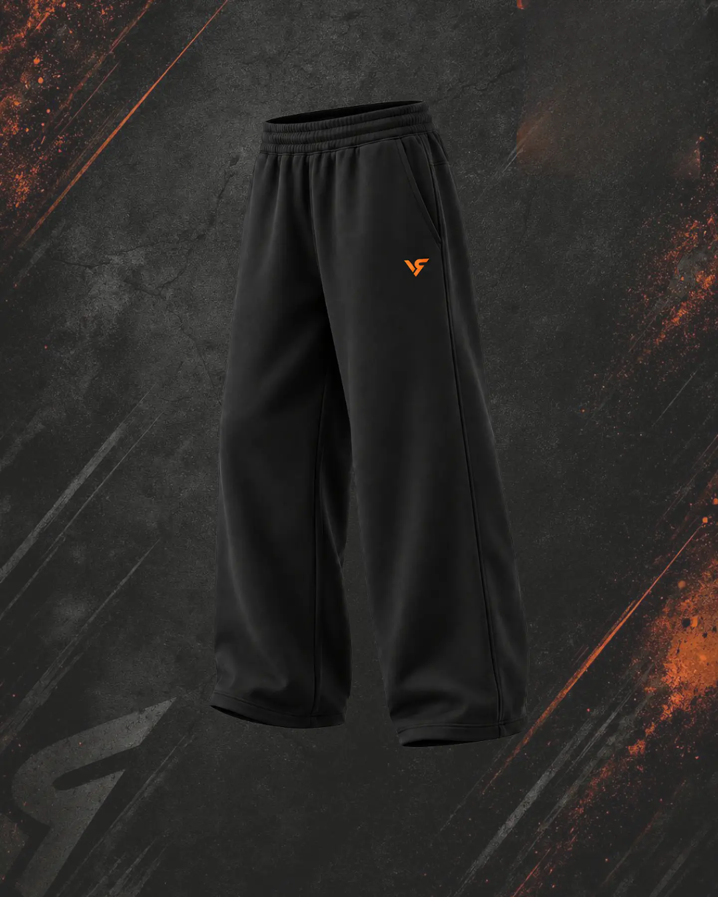 Pants baggy negro / gris perla — DRAGON BAGGY PANTS 1