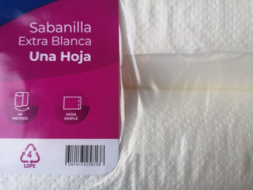 Sabanillas Prepicadas Para Camillas 2 Rollos X 48 Mts. C/u 2