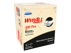 Paños Wypall X80 Plus Reutilizables Colores Paquete De 30 Paños C/u