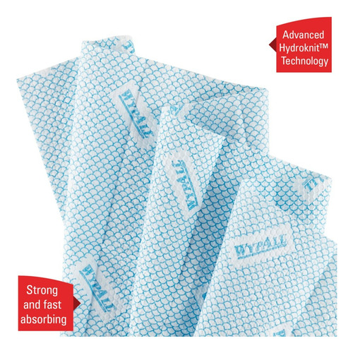 Paños Wypall X80 Plus Reutilizables Colores Paquete De 30 Paños C/u 8