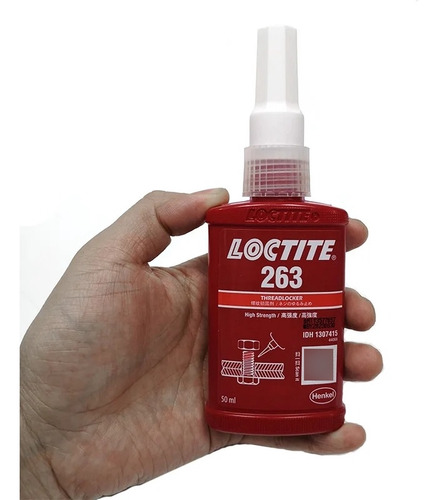 Trabador De Tornillos Loctite 263 Alta Resistencia 50 Ml 1