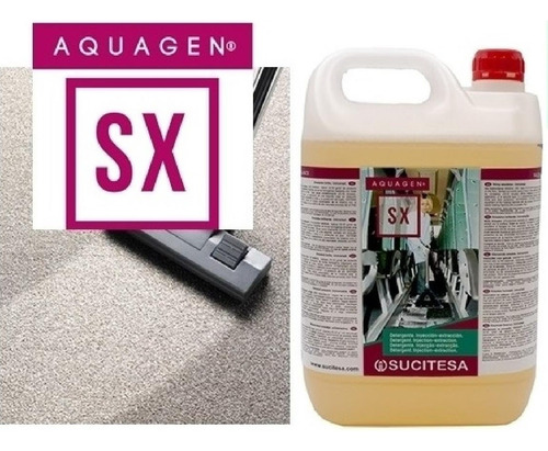 Detergente Alfombras Por Inyección Y Extracción. Aquagen Sx 2
