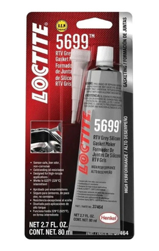 Sellador De Juntas Slicona Loctite 5699 Motor 80 Ml (37464) 1