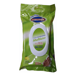 Toallas Desinfectantes Húmedas Multiuso 1 X 50 Unidades C/u - 1100739