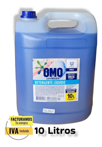 Omo 10 Lts Detergente Liquido Concentrado Lavandería Y Hogar 1