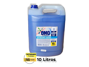 Omo 10 Lts Detergente Liquido Concentrado Lavandería Y Hogar