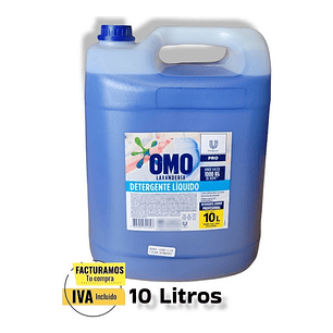 Omo 10 Lts Detergente Liquido Concentrado Lavandería Y Hogar