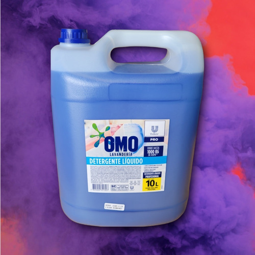 Omo 10 Lts Detergente Liquido Concentrado Lavandería Y Hogar 2