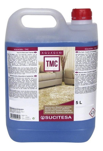 Espuma Seca Limpieza De Alfombras Y Telas 5 Litros Aquagen Tmc 1