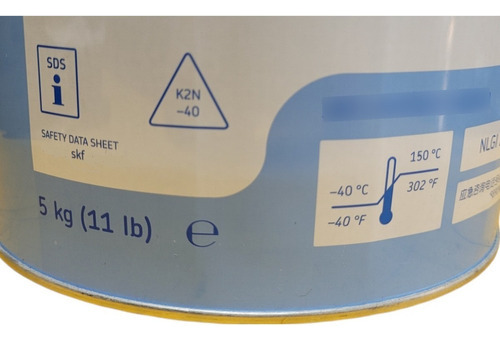 Grasa Skf Alto Rendimiento Y Altas Temperaturas Lghp 2/5 5