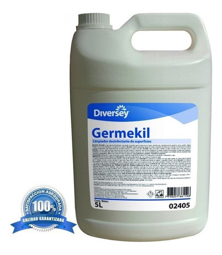 Limpiador Desinfectante Hospitalario 5 L. Germekil Diversey 1