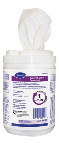 Toallitas Desinfectantes Hospitalario Oxivir Tb Wipes 160 Un 2
