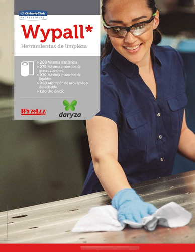 Paño Wypall X70 Rollo De 88 Paños Regular Roll 3