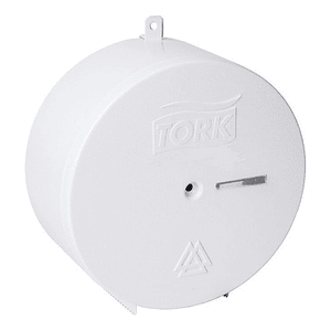 Dispensador Metálico Blanco Para Papel Higiénico Industrial