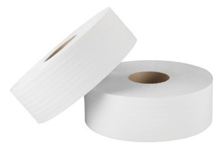 Dispensador Metálico Blanco Para Papel Higiénico Industrial 2