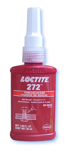 Trabador De Tornillos Loctite 272 Alta Temperatura 50 ML LOCTITE 1