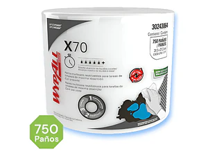 Paños Wypall X70 Jumbo Reutilizables Rollo X 750 Paños