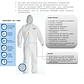 Traje - Buzo De Protección Kleenguard A40 Pack 4 Unidades - Miniatura 4