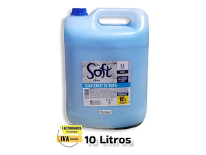 Soft 10 Lts. Suavizante Ropa Profesional, Lavandería Y Hogar
