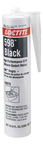 Sellador De Juntas Silicona Loctite Negra 598 Motor 300 Ml 1