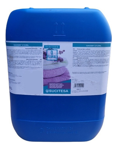 Suavizante Lavandería 20 Litros Suavigen Floral Sucitesa 4