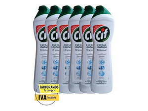 Cif Crema Limpiador Pack 6 Unidades X 750grs. C/u 