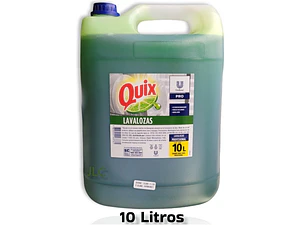Quix 10 Lts Lavalozas Biodegradable Alto Poder Desengrasante
