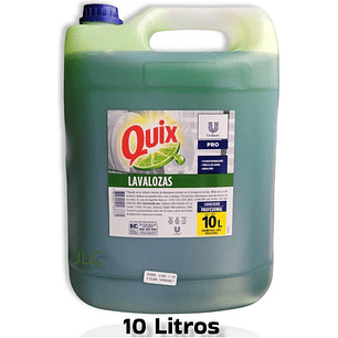 Quix 10 Lts Lavalozas Biodegradable Alto Poder Desengrasante