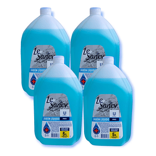 Jabón Hygienic Le Sancy Pack 4 Bidones De 5 Litros C/u
