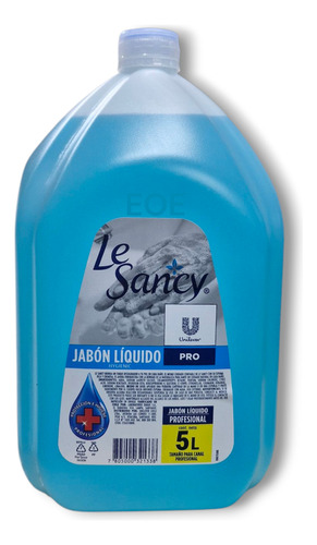 Jabón Hygienic Le Sancy Pack 4 Bidones De 5 Litros C/u 2