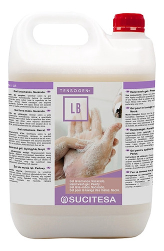 Jabón Hidratante Suave 5 Lts. Tensogen Lb 4