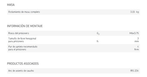 Rodamiento Yar 204-2rf/hv -skf De Bolas  Medidas 20x47x31x14 5