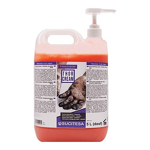 Jabón Mecánico 5 Lts. Tensogen Thor Cream Lavamanos